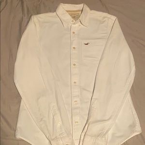 Mens Hollister 100% Cotton Long Sleeve Button Down